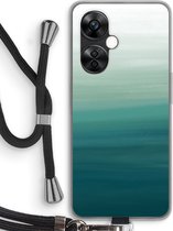 Case Company® - Hoesje met koord geschikt voor OnePlus Nord CE 3 Lite hoesje met Koord - Ocean - Telefoonhoesje met Zwart Koord - Bescherming aan alle Kanten en Over de Schermrand