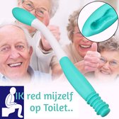 Allernieuwste.nl® Toilet Hulp - WC-papier hulpmiddel - Intieme reiniger - Comforthulpmiddel - lengte 38 cm