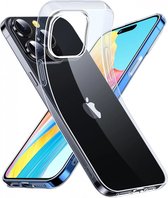 Transparant Dun TPU Hoesje Geschikt voor Apple iPhone 15 Pro Max | Back Cover | Lichtgewicht | Ultra Dun Hoesje | Flexibel | Zacht TPU | Doorzichtig