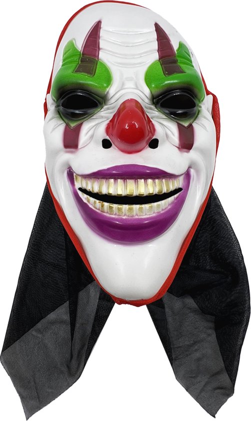 Masque d'Halloween - Accessoires Horreur - Pour adultes et enfants - Clown  effrayant | bol.com