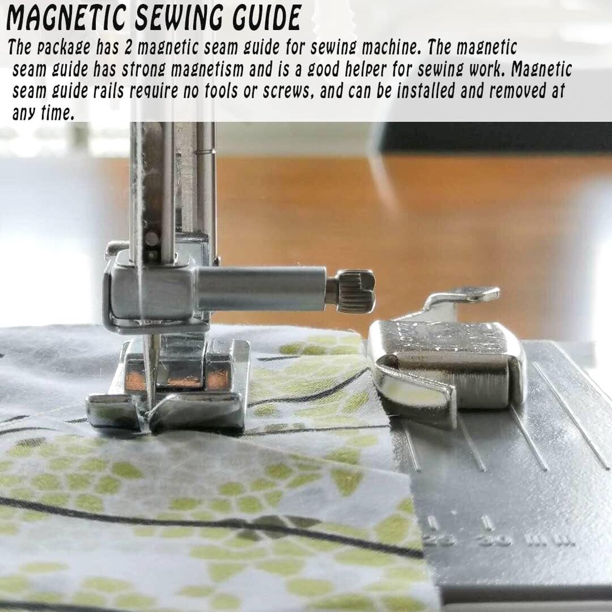 Guide de couture magnétique 6 pièces, fournitures de couture pour