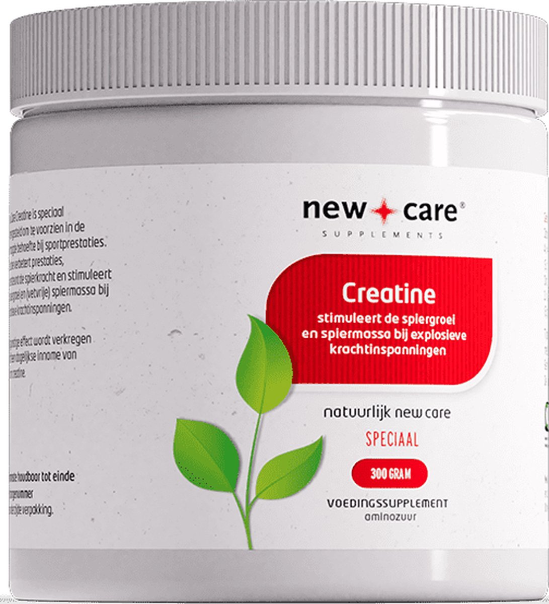 Goedkoopste New Care Creatine - 300 gram - stimuleert spiergroei en spiermassa - NZVT - vegan