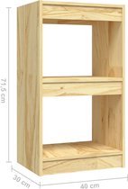 vidaXL-Boekenkast-40x30x71,5-cm-massief-grenenhout
