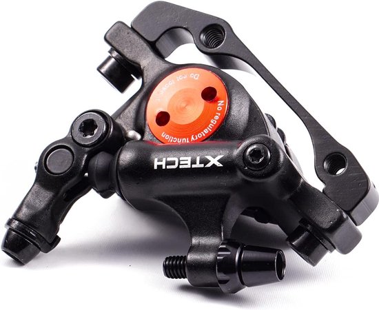 Lot De 2 étriers De Frein à Disque Hydrauliques Aluminium - Pour VTT, Route, Fat Bike, Scooter - Noir - Neuf
