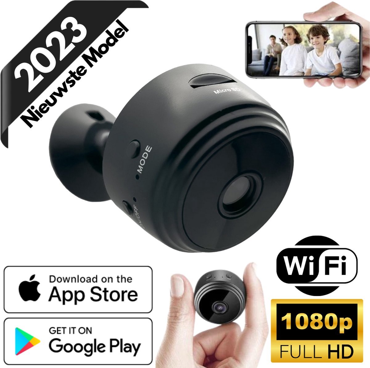 KUUS.® C1 Mini Camera  Micro Caméra de Surveillance sans Fil
