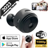 Spy Camera 1mAh - Verborgen Camera - Mini Camera - 1080P FULL HD - Wifi & 4G Met App