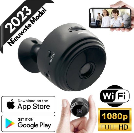 Caméra Spy 1080P HD Mini WiFi Caméra Spy Cachée pour Vue Mobile