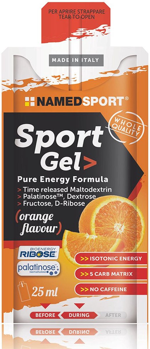 Goedkoopste NamedSport Sport Gel Orange 32 Stuks