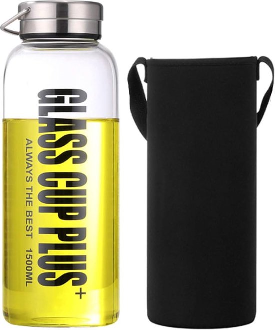 300 Ml Draagbare Schattige Pinguïn Glazen Waterfles Dubbellaagse Mok