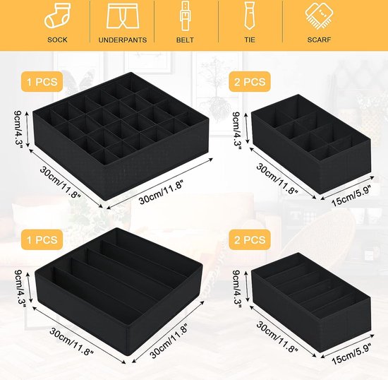 45 Pack Tool Box Organizer Tool Tray Dividers