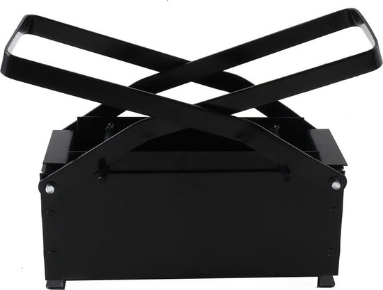 Brikettenpers oud papier - Zwart - Brikettenmaker - Papierpers - Handmatig - Houtskoolpers - Briquettenpers