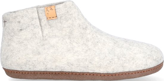 Tofvel - Mula Wolvilt Sloffen Natural Delta - Maat 38