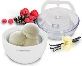 IJsmachine - 7W - Wit - Compact - 0,6 Liter - IJsmaker - Roomijsmachine - Sorbetijs - Yoghurtijs - Dieetijs - Softijs - Zelf IJs Maken - Frozen Yoghurt
