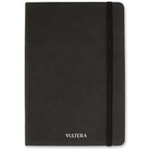Vultera uitwisbaar notitieboek - A5 - Leer - Zwart