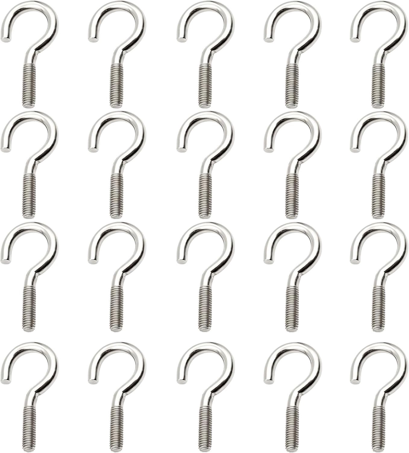 Schroefhaken, 20 stuks haakschroeven, haakschroeven, inschroefhaken - ShopVlot