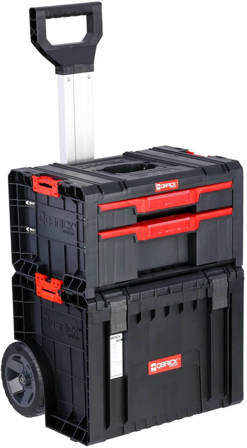Modulaire Gereedschapskisten Set PRO - 2 Stuks met Wielen & Lades