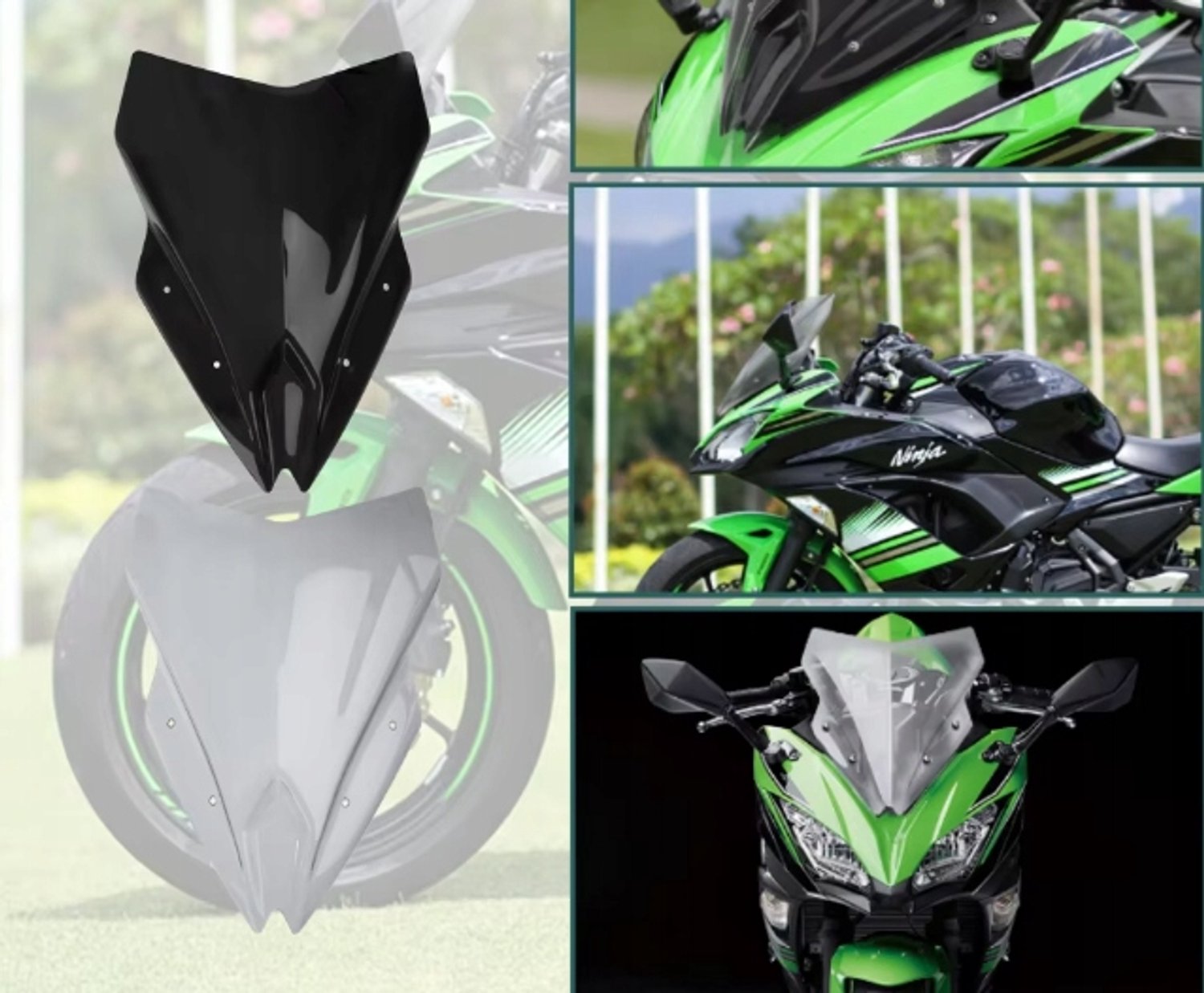 TopX Windscherm Kawasaki Ninja 650 / ER6F (2017-2019) - Getint