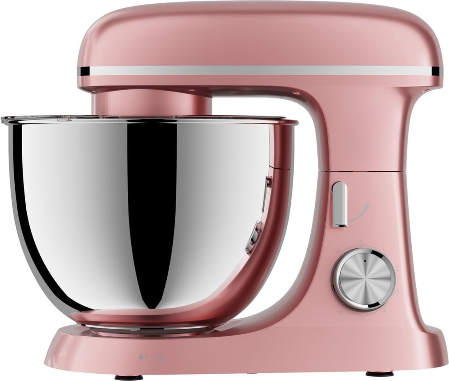 Levo® Mixer met mengkom - Mixer - Mixer met mengkom keukenmachine - Roze - 40cm x 44cm x 30cm