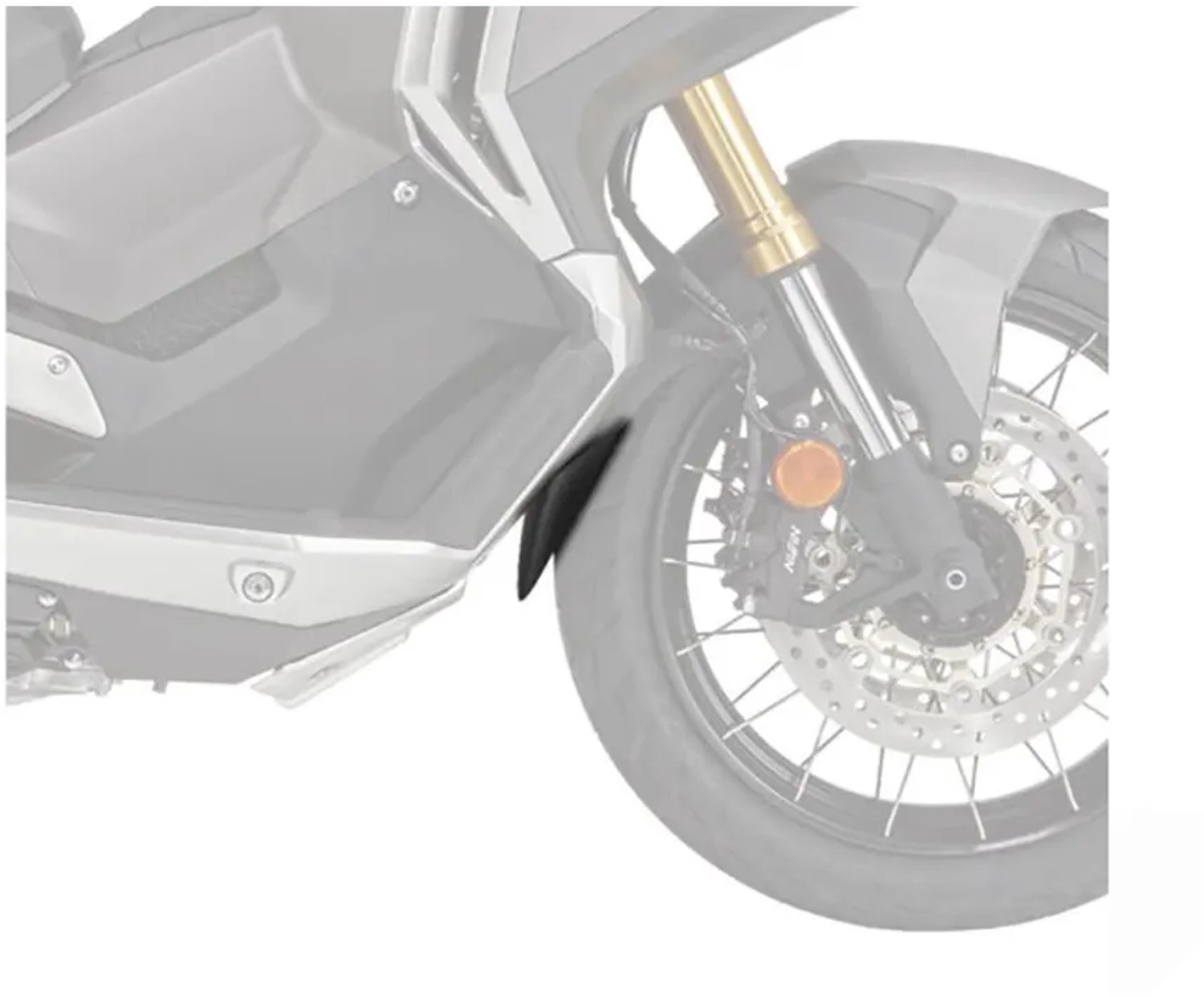 Puig Honda Forza 750 2024 Verlenging Voorspatbord Zwart