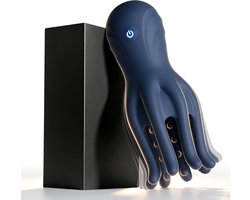 Penis Vibrator voor Mannen - Vibrerende Masturbator met 10 Vibratiestanden - 360° Stimulator met 8 Flexibele Tentakels - Zachte Siliconen - Oplaadbaar - IPX5 Waterbestendig - Compact & Discreet