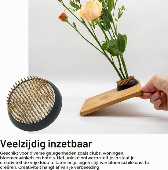 Set van 4 bloemensteunen voor Ikebana, ideaal voor hotels en bloemisten, perfect voor woonkamerdecoratie en bloemschikken — afbeelding 3