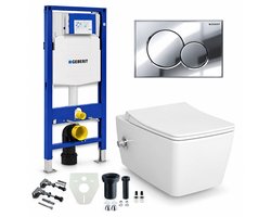 Geberit Sigma 01 bedieningspaneel - chroom