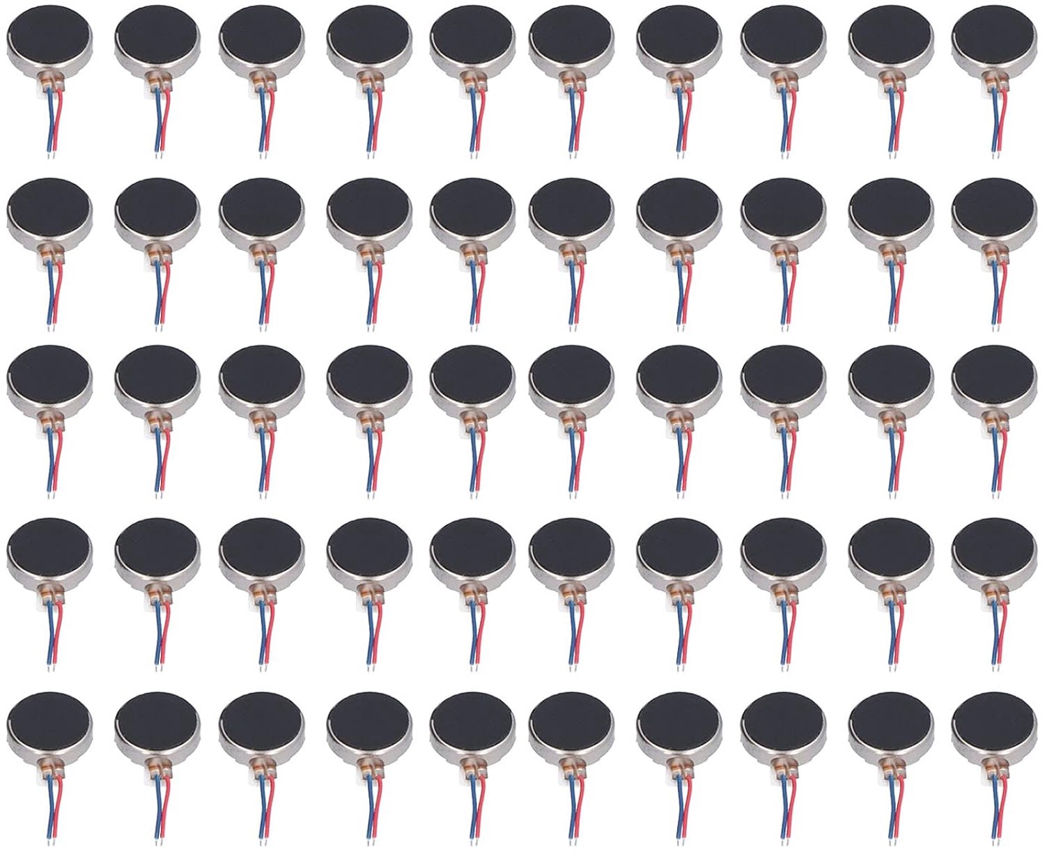 Mini Vibration Motors 10x2.7mm - 50 stuks - Anti-interferentie - Laag geluidsniveau - Luxento