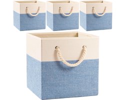 PRANDOM Storage Box Large, 33x33x33 cm, Storage Baskets, Kallax Boxes, Foldable Regal Basket with Schublade with - ShopVlot