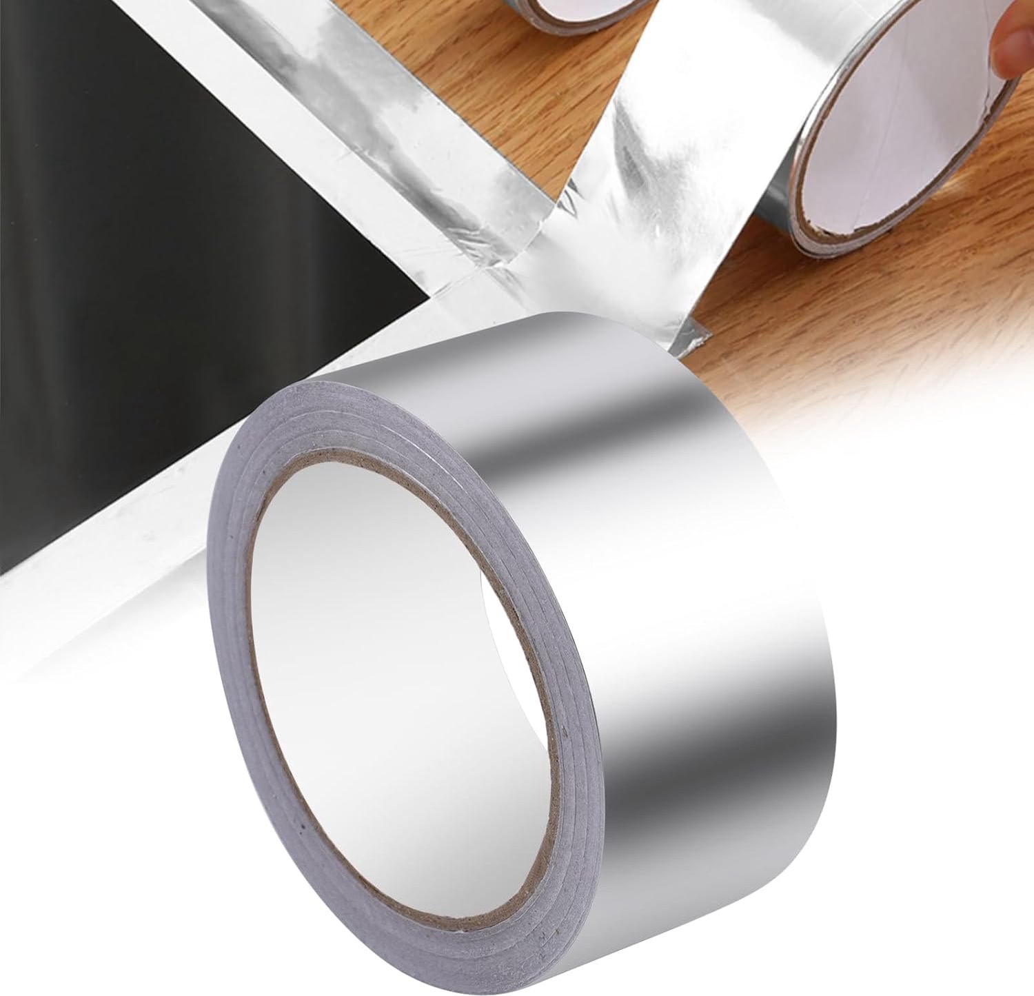 Dailygoods- Aluminium Tape Hittebestendig - 20m x 5cm - Waterdicht - Zelfklevend - Vlamvertragend - Geschikt voor Binnen/Buiten - Metaalband