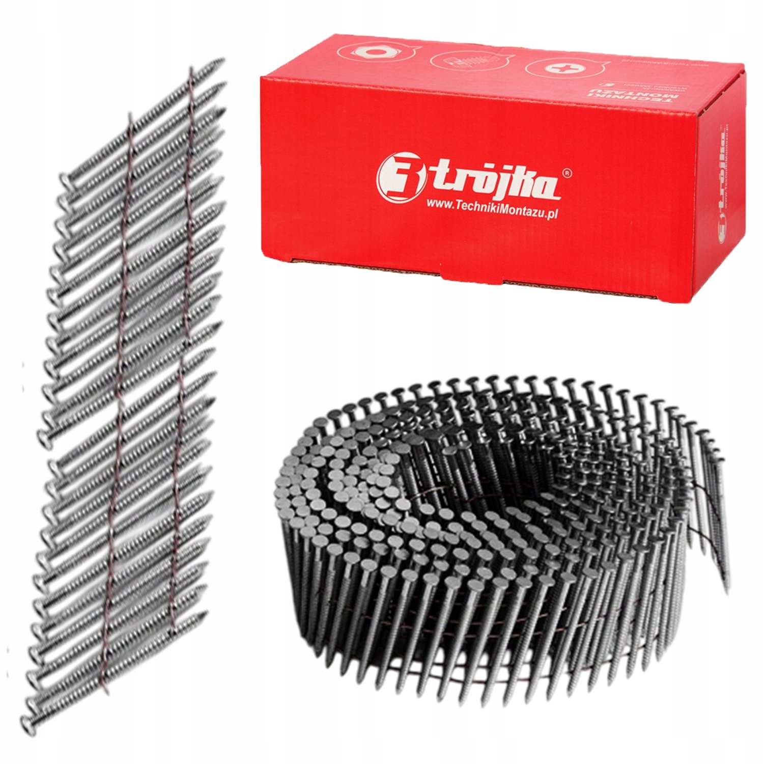 Ringnagels 2.8x80mm voor trommelnagelpistool 16° 4500 stuks
