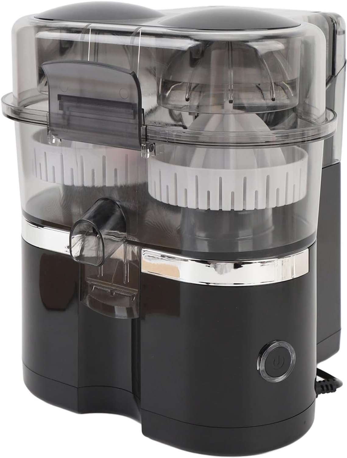 Dailygoods - Elektrische Citruspers - Draagbare Sapcentrifuge - Gemakkelijk schoon te maken - Zwart - Stille werking - Voor citrus- en zachte vruchten