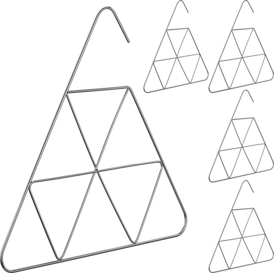 5 x sjaalhanger, doeken, stropdassen, riemen, haak 360° draaibaar