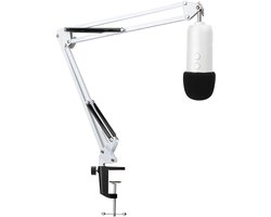 Microfoonstandaard met Popfilter en Schuimhoes - Ideaal voor Blue Yeti en Pro Microfoons, Verstelbaar en Duurzaam