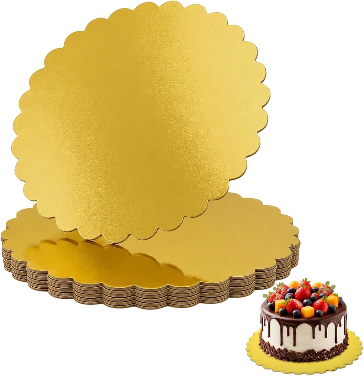 10 stuks ronde taartonderzetters 30 cm (12 inch)
