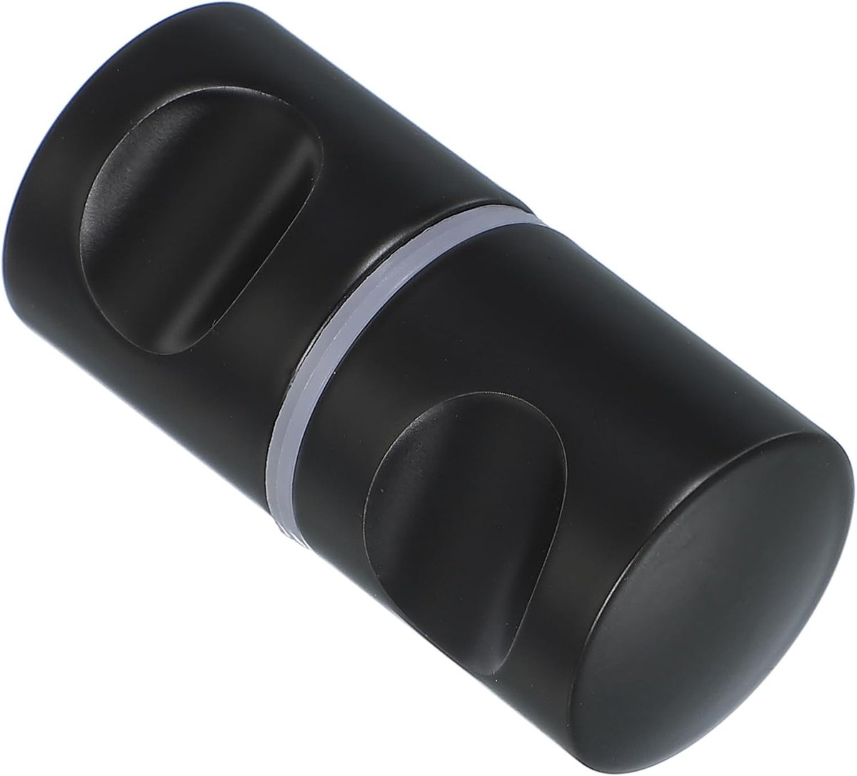 Douchedeurknop - 1 Stuks - Glazen Schuifdeur Knop (30 mm) - ronde Deurknopgarnituur - Douchedeur Handvat - Dubbelzijdig Aluminiumlegering - Deurgreep - Deurklink - voor badkamer, keuken, kantoor - Zwart