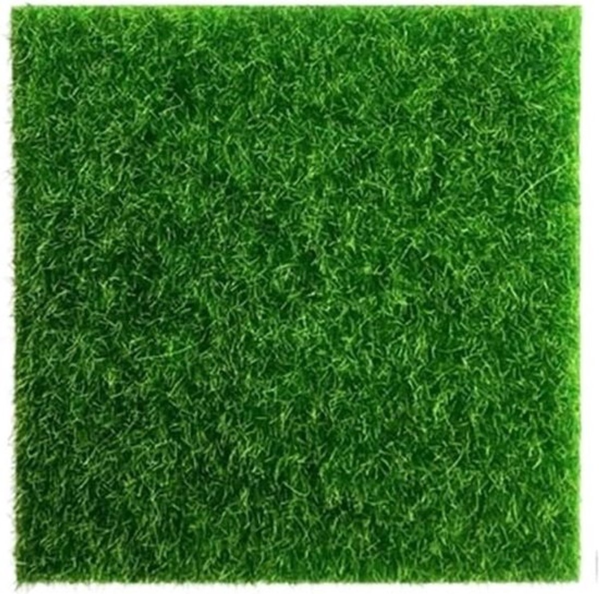 Kunstgrastegels - Synthetisch tapijt - Voor terras en buiten - Weerbestendig - 4 stuks - 30 x 30 cm - Groen