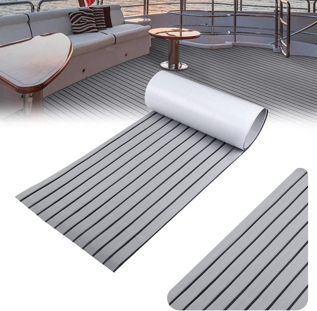 SenMore Synthetic Teak Boat EVA Foam for Boats Navy Yacht Floor Decoration - ShopVlot