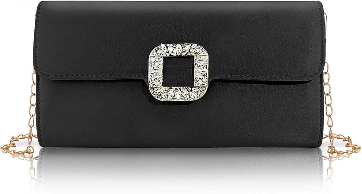 Elegante Dames Clutch en Crossbody Tas met Verwijderbare 100 cm Schouderband voor Feestjes en Bruiloften