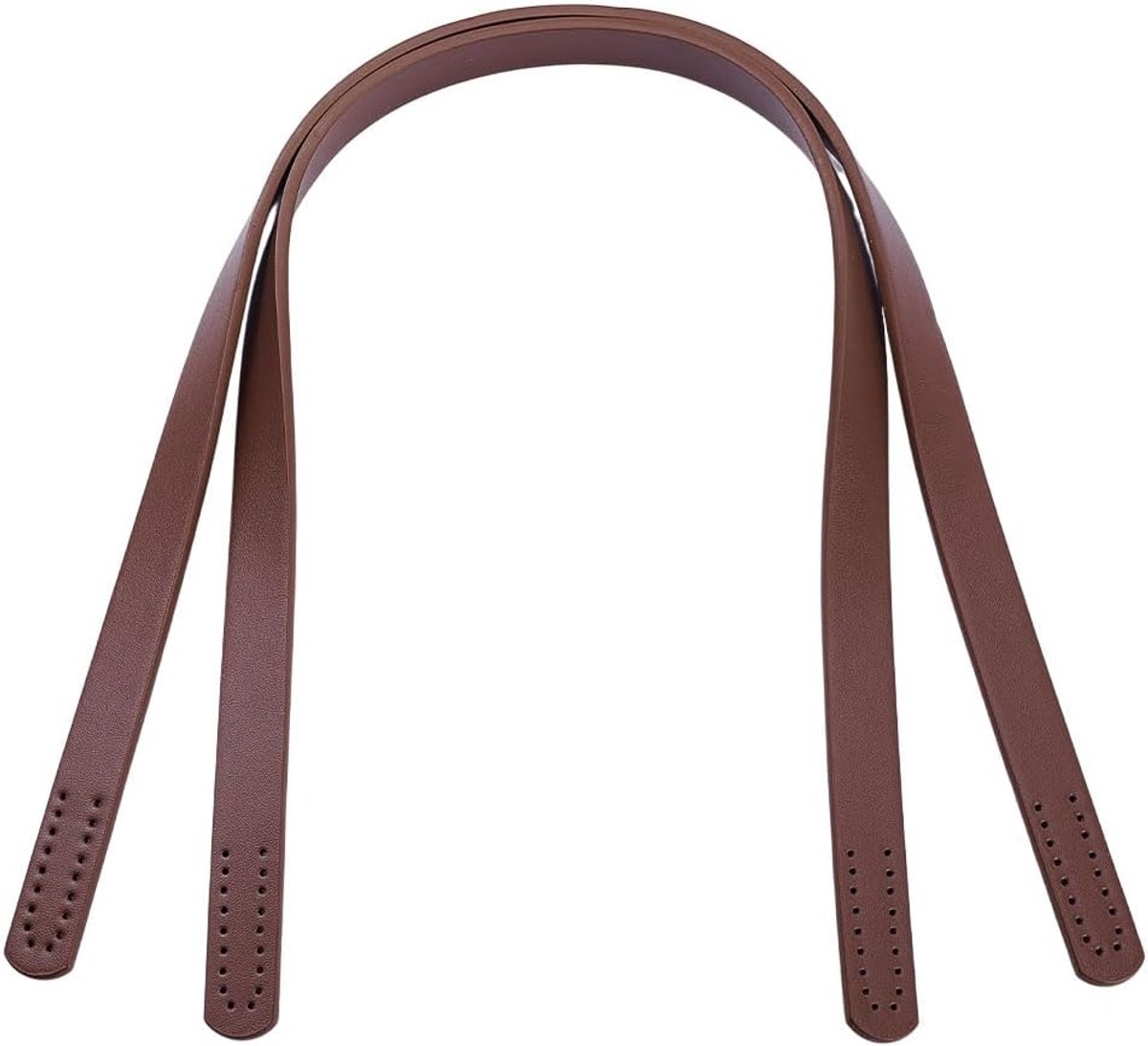 2 Stuks 18.5mm breed Imitatieleer Portemonnees Bandjes Handtassen Schoudertas Riem Vervanging Handvatten Portemonnee, CoconutBrown