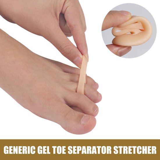 6 Paar Gel Kussens voor Hammer Toe Correctie, Zachte Ondersteuning, Voorkom Blaren en Wrijving, Geschikt voor Overlappende Tenen en Beide Voeten — afbeelding 3