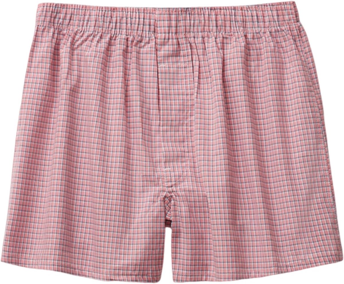 Herenondergoed van katoen voor thuis, ademende shorts met platte hoek