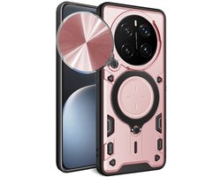 Hoesje geschikt voor HONOR Magic7 Pro - Techsuit CamGuard Pro Back Cover - Roségoud