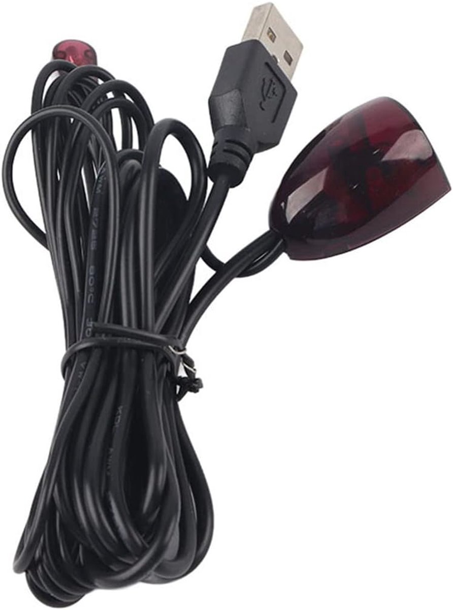 Infrared USB Receiver, High Speed, 20-60 KHz, Infrared Remote Control, USB Extension Cable, IR Repeater for Home and - ShopVlot