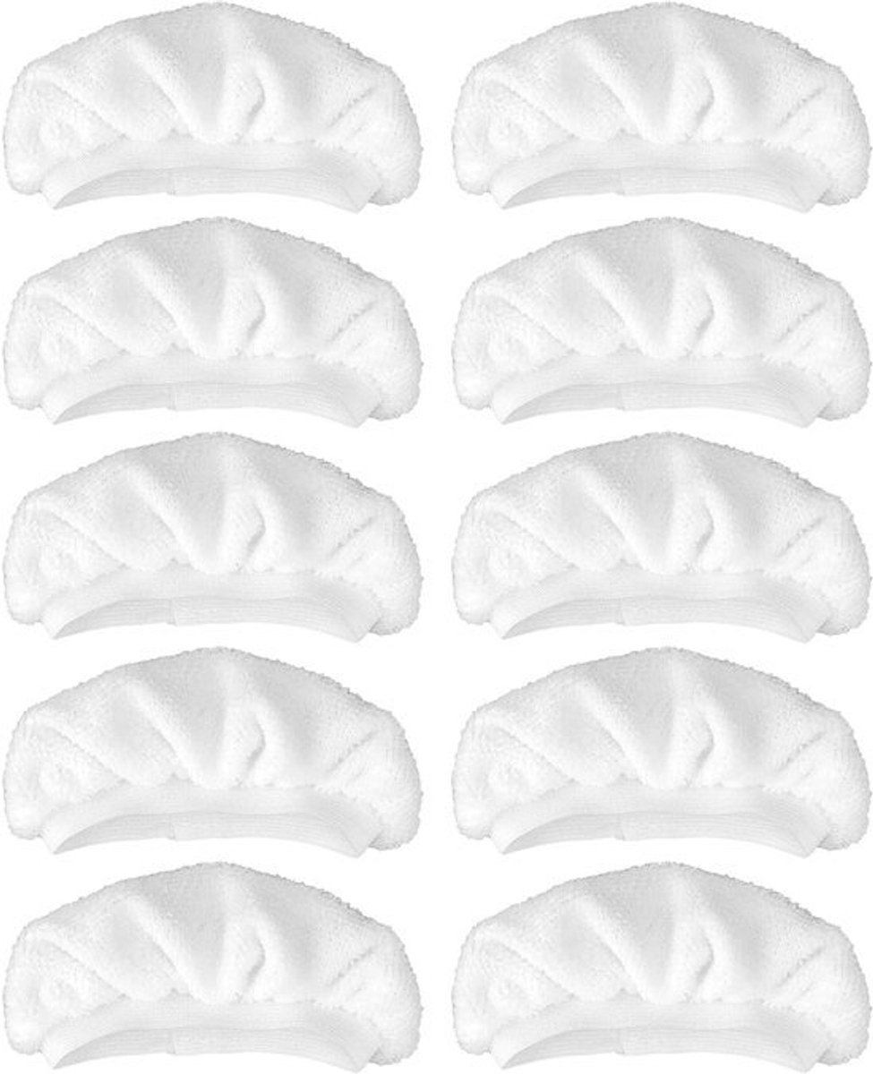 10 stuks universele stoomreinigerpads - Wasbare microvezeldoeken voor handheld stoomreinigers
