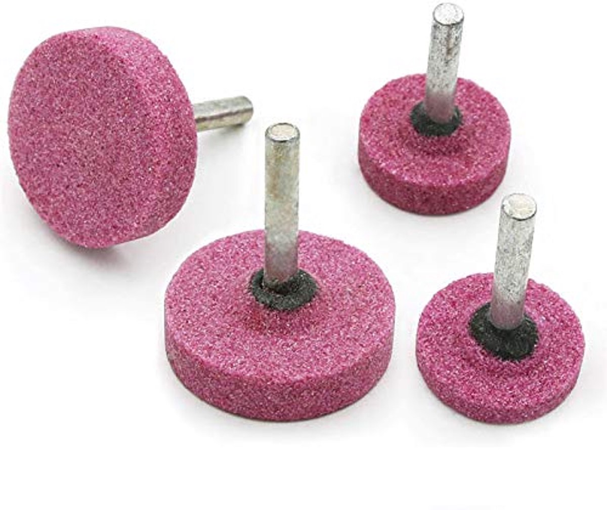 Grindschijven 10 x 6mm T-vormige schacht - 25mm/30mm/40mm slijpwiel - hoogwaardig materiaal - ideaal voor polijsten - ShopVlot