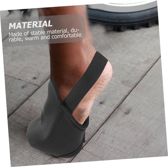 1paar Warm Winddichte Fiets Schoenoverschoenen Anti- Overschoenen Voor Winter Fietsen Voor Bescherming Comfort Fietsen — afbeelding 3