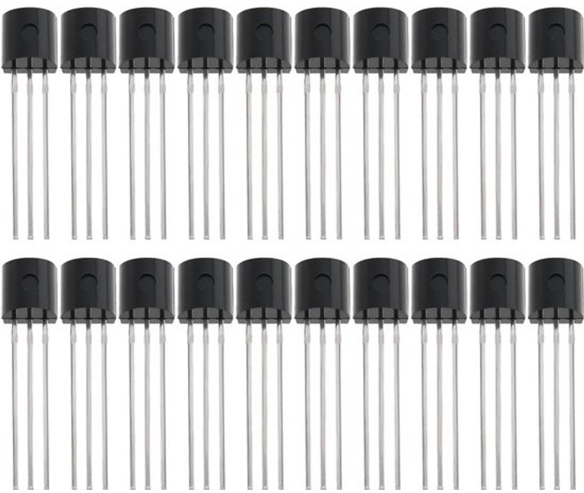 N-kanaal-RF-versterker - MOSFET-transistor - Voor signaalversterking - Compact TO-92-pakket - 20 stuks - Niet van toepassing