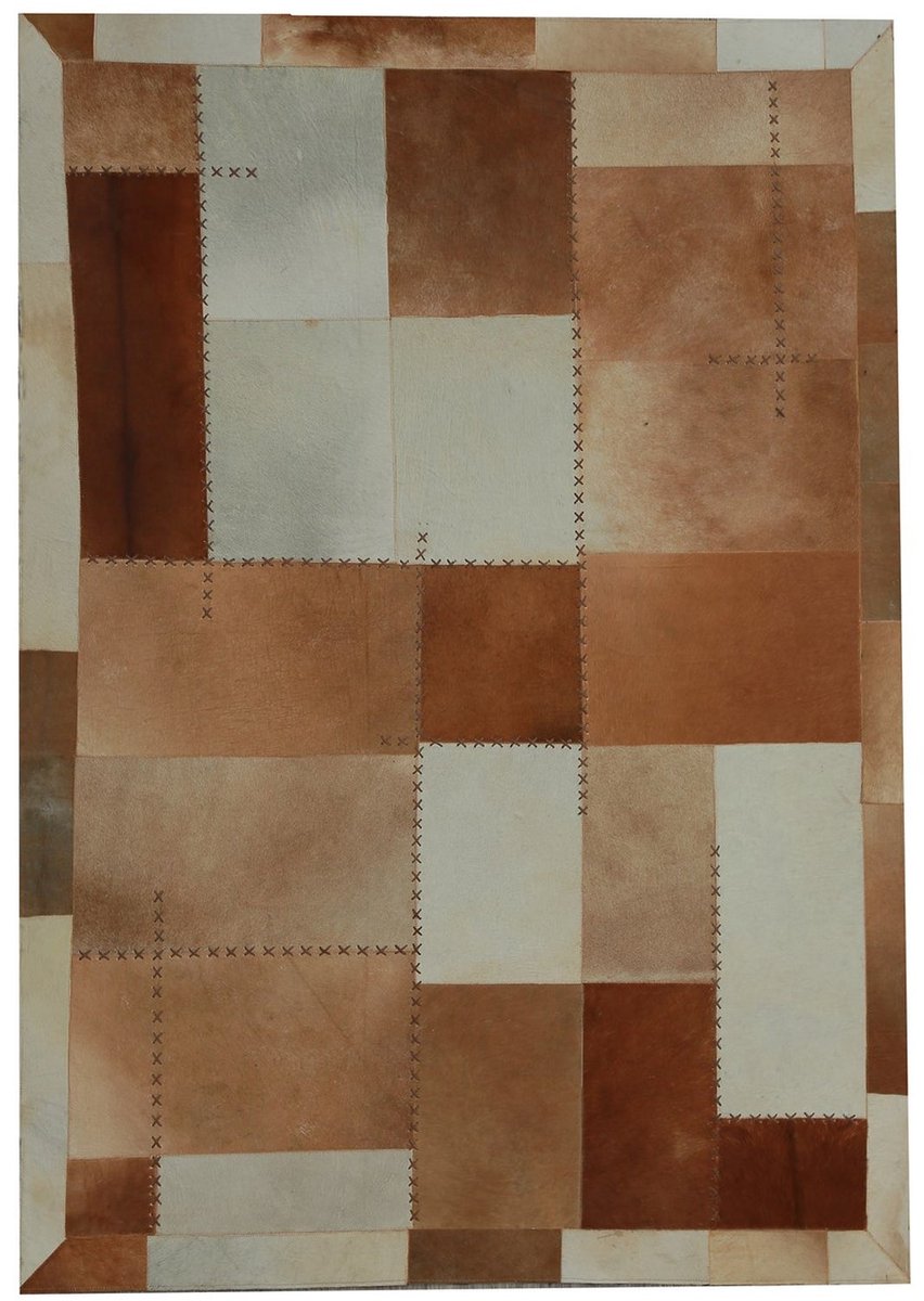 Dutch XXL Leren Vloerkleed | Tapijt | Mystic | Geometrisch | Multikleur | 160x230 cm