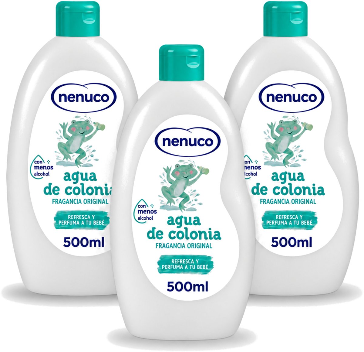 3 x Nenuco – Haarlotion – Agua de Colonia – 500 ml - Voordeelverpakking - 3 stuks