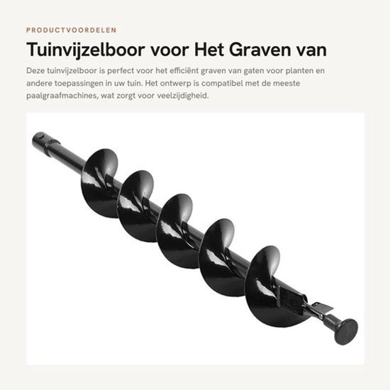 Tuinvijzelboor - Boorvijzels - Voor tuinplanten — afbeelding 3